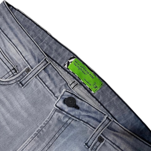 Free People X Sandrine Rose Gray High Waisted Skinny Jeans - Picture 6 of 9